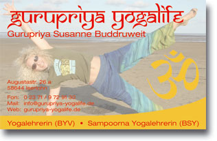 Visitenkarte Gurupriya Yogalife